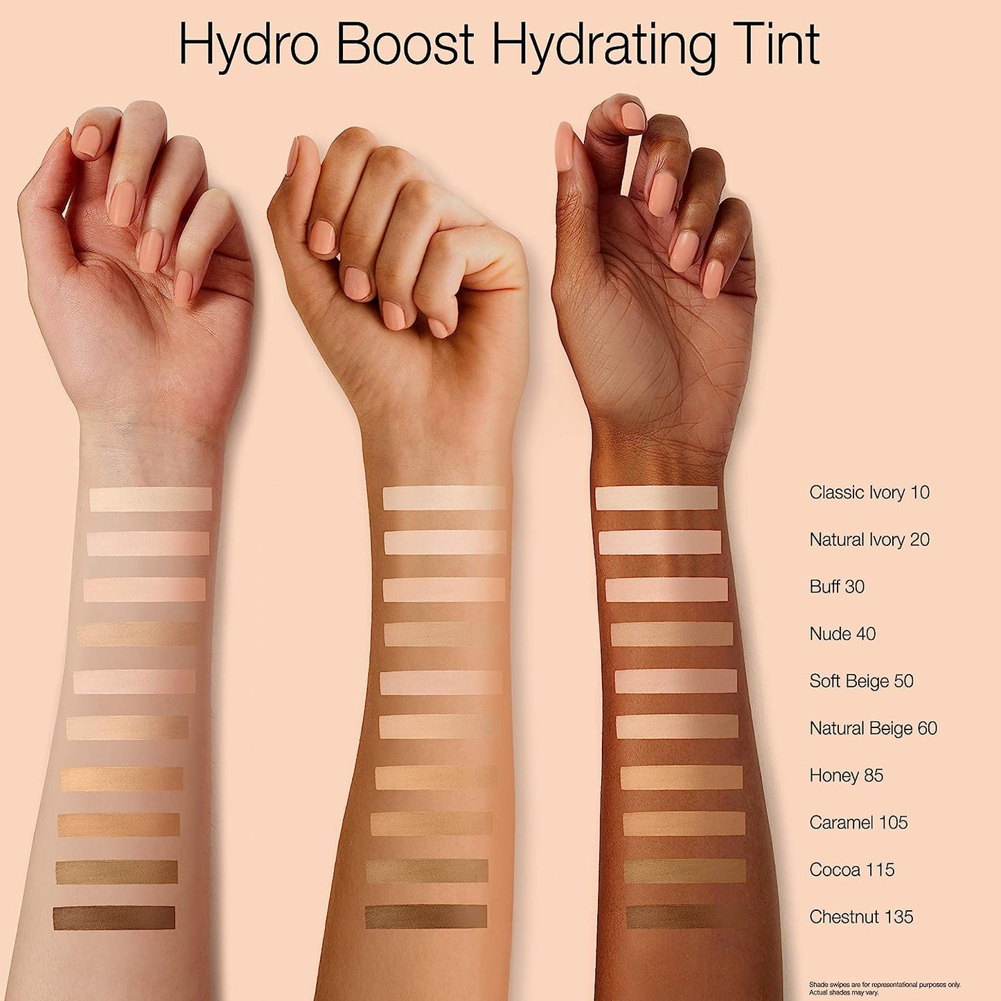 Neutrogena Hydro Boost Hydrating Tint Hyaluronic Acid Moisturizes & Plumps Skin (Buff 30) - 30ml / 1.0 fl oz