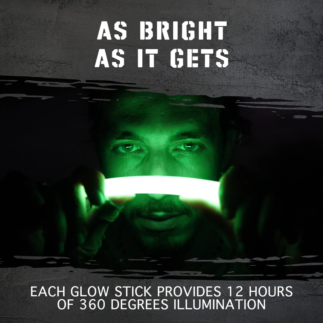 Glow Mind Safety Emergency Light Stick, Pack of 12