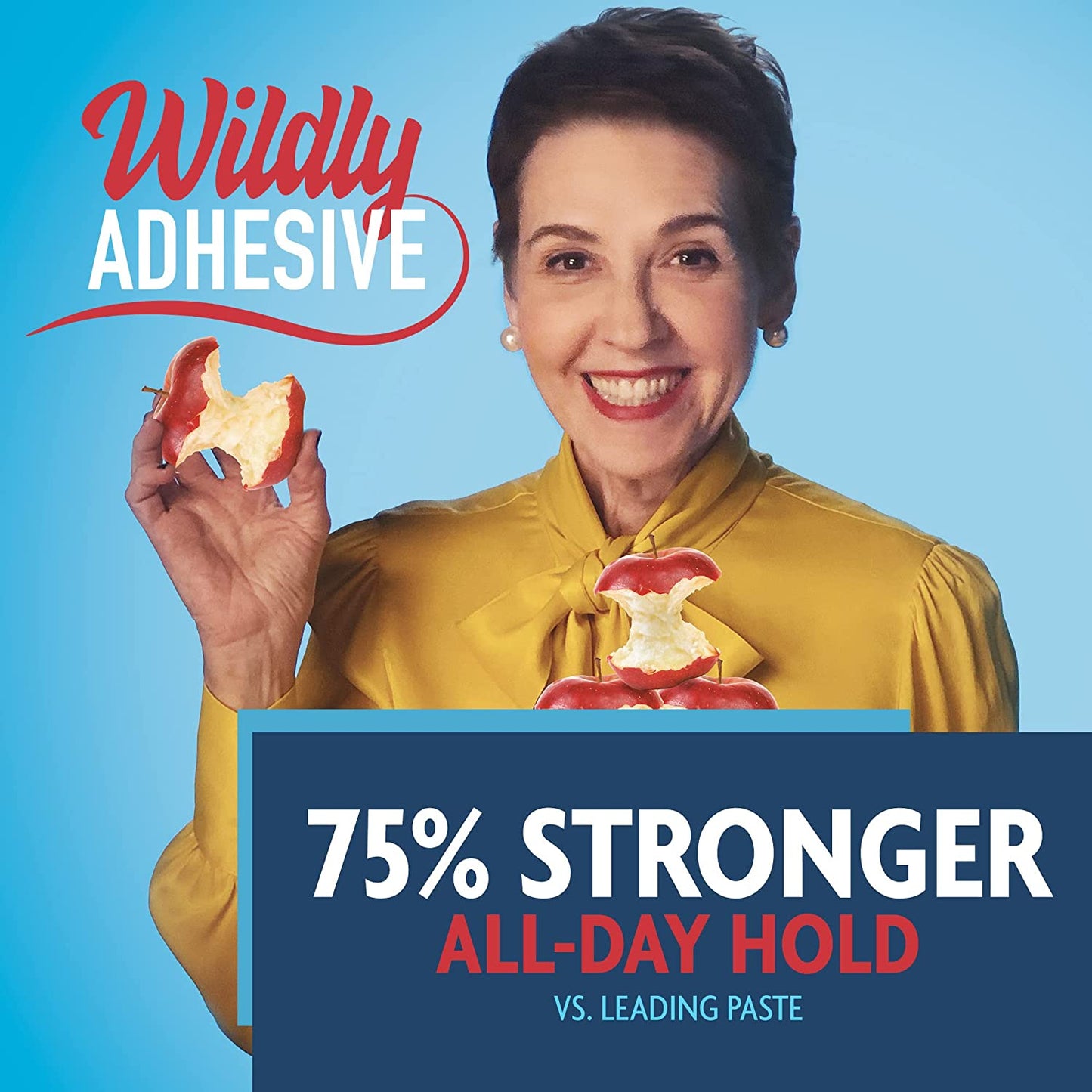 Sea Bond Denture Adhesive Seals for Lowers All-Day Strong Hold, 30 Lowers