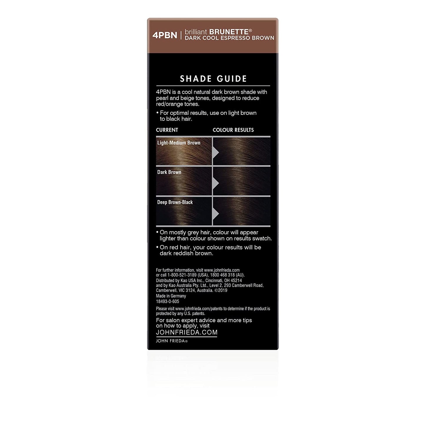 John Frieda London Paris New York Precision Foam Color 1 Application