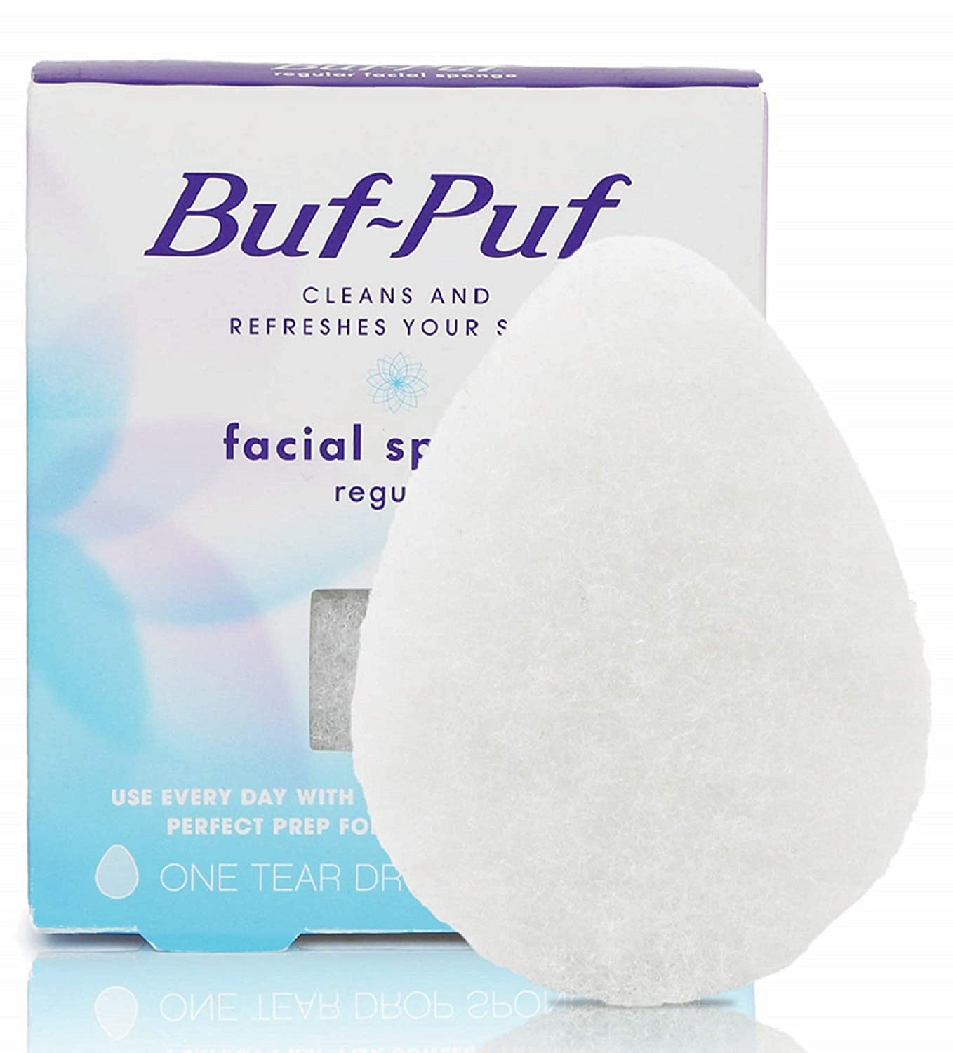 Buf-Puf Regular Facial Sponge Cleans and Refreshes - 1 Each