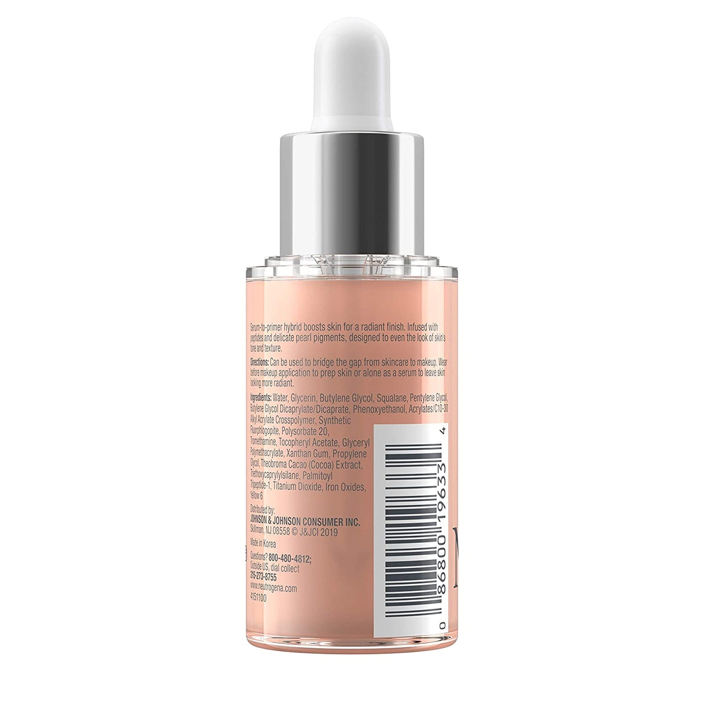 Neutrogena Radiant Primer + Serum Healthy Skin Peptides - 1.0 fl oz / 30ml