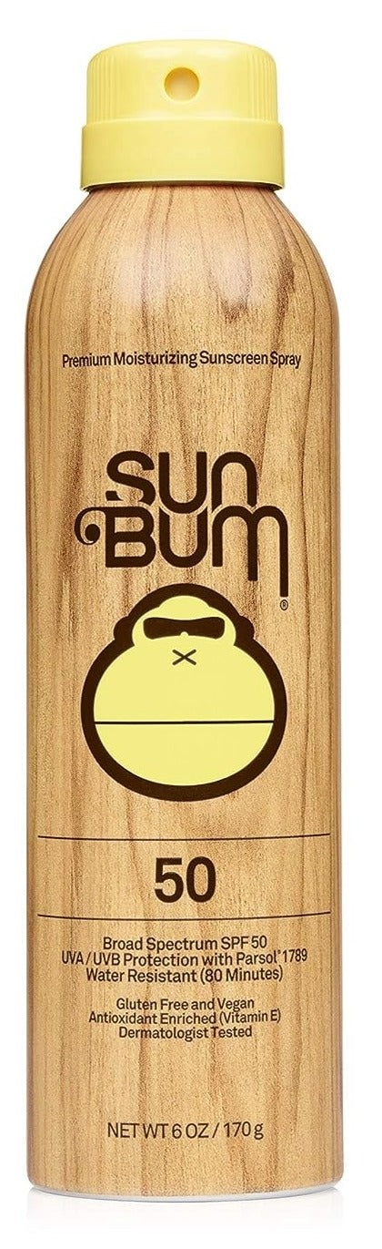 Sun Bum Original SPF 50 Sunscreen Premium Moisturising Spray | 6 oz/170g