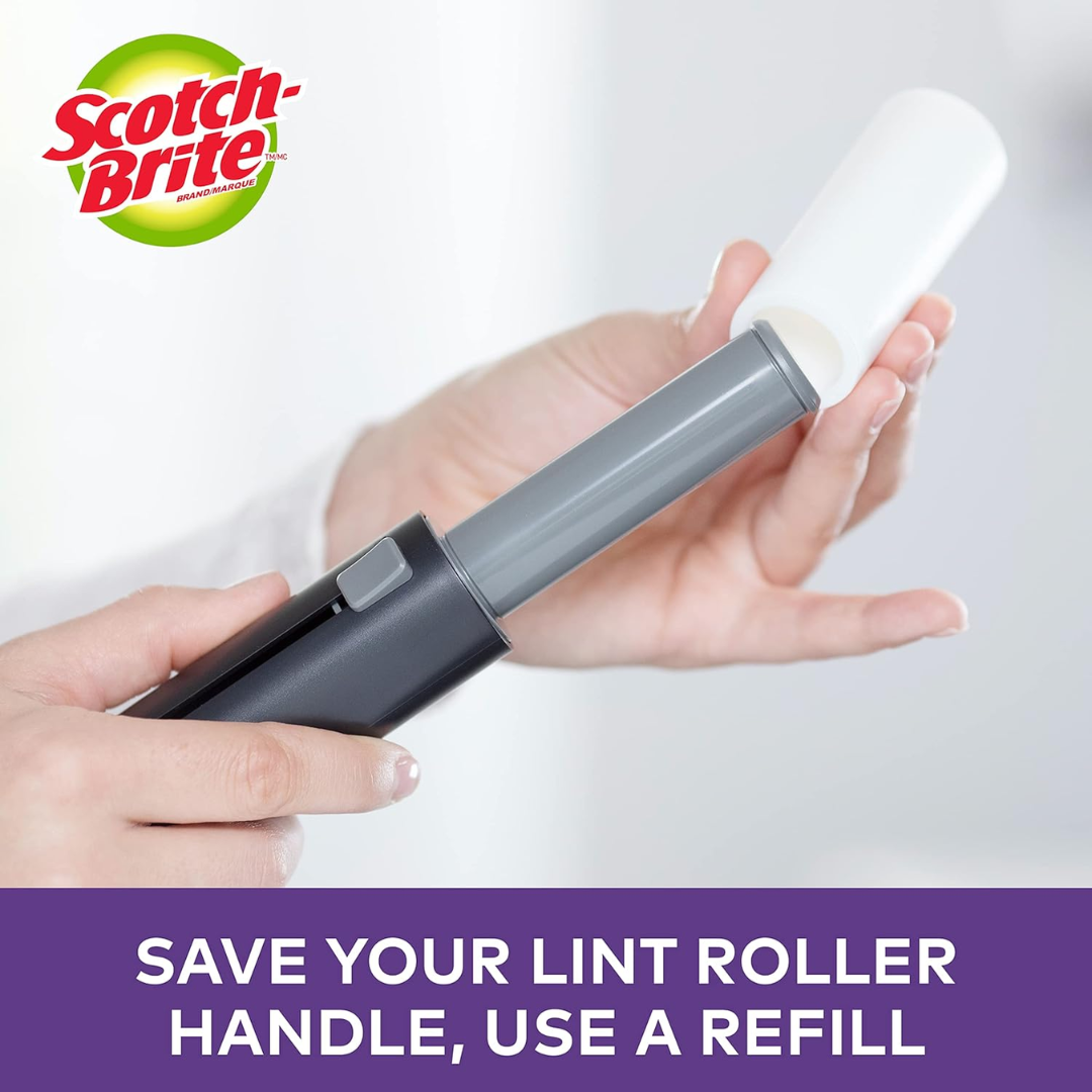 Scotch-Brite Mini-Travel Lint Roller, 30 Sheet