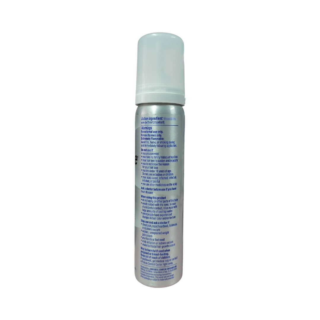 Men's Rogaine Hair Regrowth Unscented Easy-to-Use Foam, 60 g