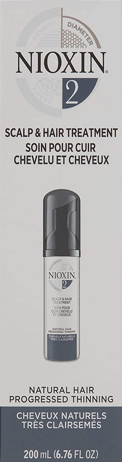 Nioxin Scalp & Hair Leave-In Treatment, Natural Hair Progressed Thinning, 3.3 oz / 100 ml