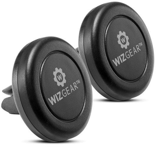 WizGear Magnetic Cart Mount in Any Vent, Universal (2 Pack with 4 Plates)