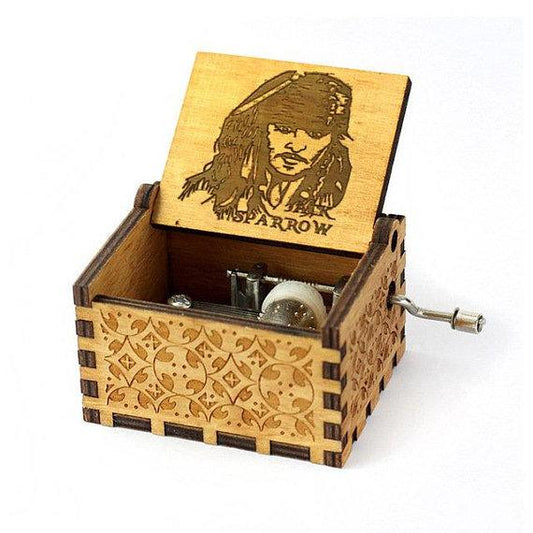 Jack Sparrow Unique Carved Music Box