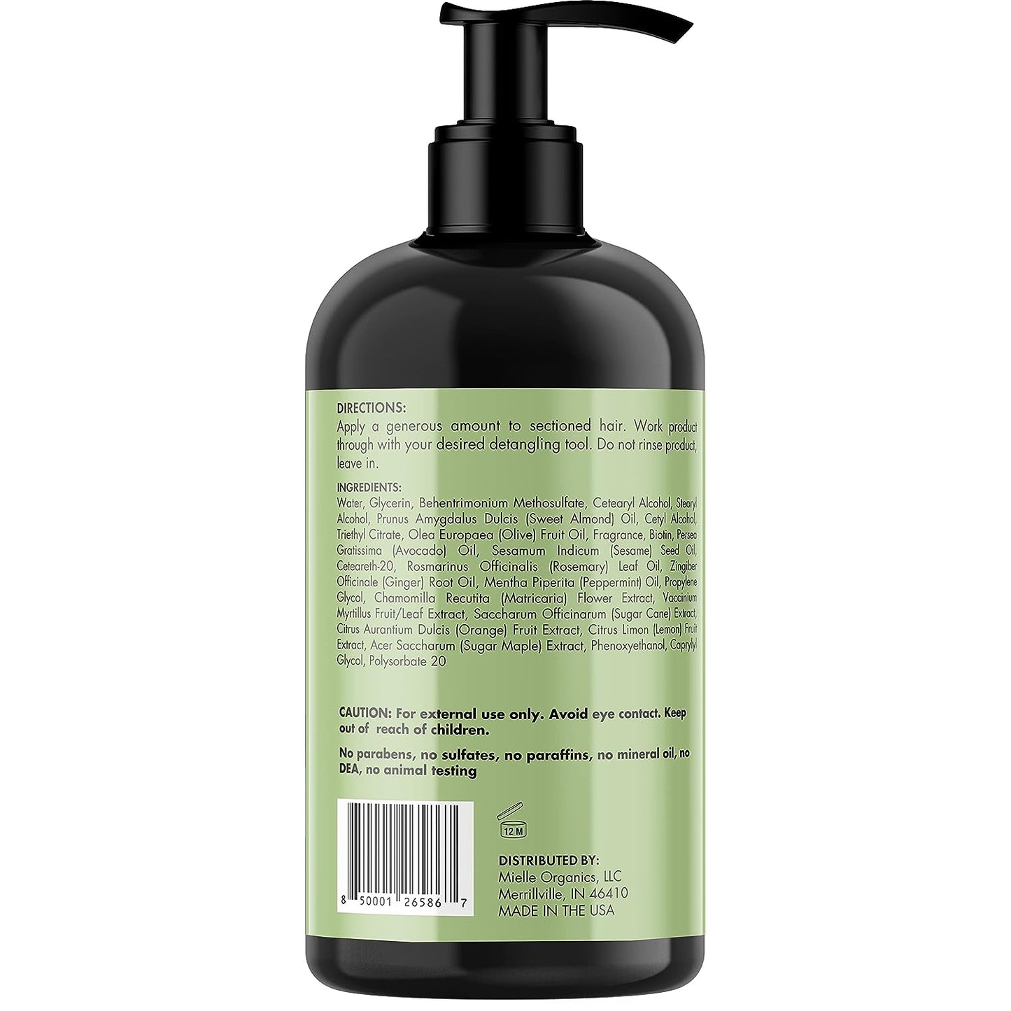 Mielle Rosemary Mint Blend Strengthening Leave-In Conditioner 12 fl oz / 355ml