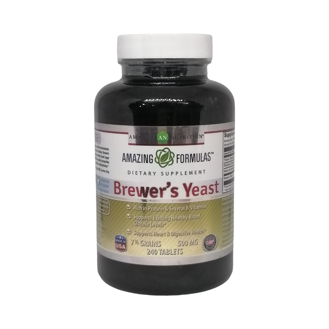 Amazing Nutrition Brewer's Yeast 500 mg, 240 Tablets