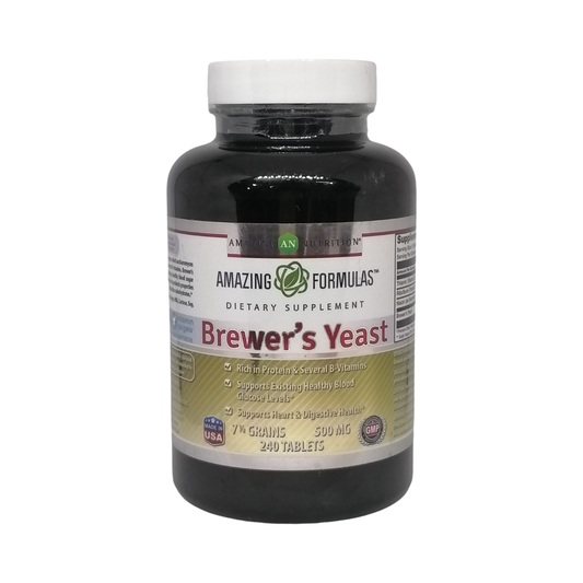 Amazing Nutrition Brewer's Yeast 500 mg, 240 Tablets