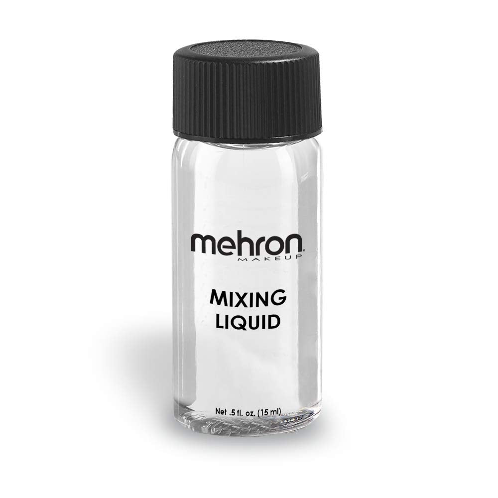 Mehron Makeup Mixing Liquid To Intensify Powdered Pigments, 0.5 fl.oz / 15 ml