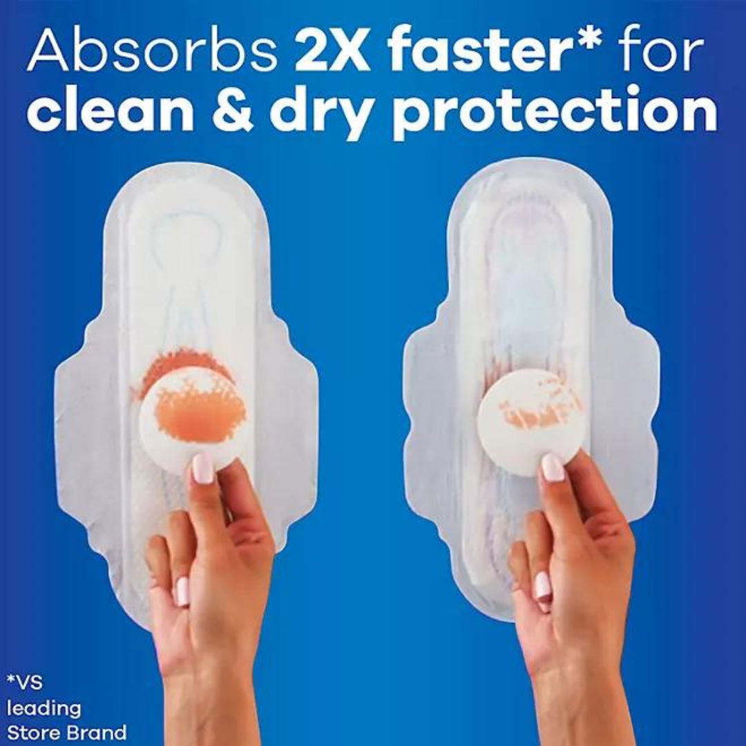 Always Ultra Thin Long Super Pads with Flexi-Wings Size 2 (92 Pads)