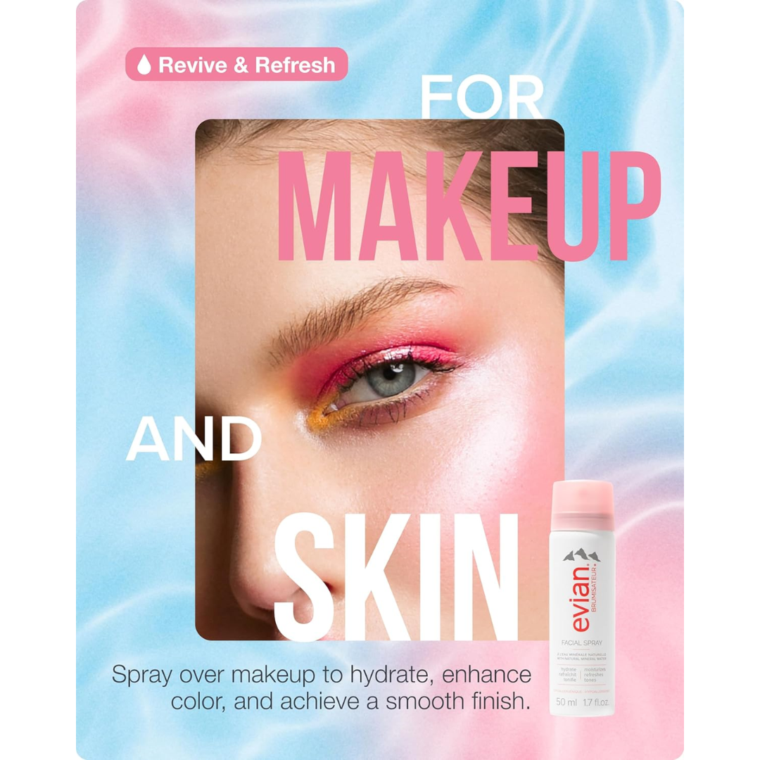Evian Facial Spray, 50 ml / 1.7 oz