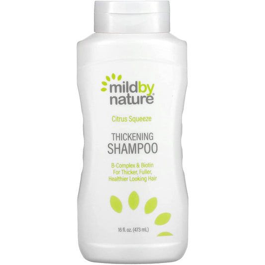 Mild By Nature Citrus Squeeze Thickening Shampoo with B-Complex & Biotin, 16 fl.oz / 473ml