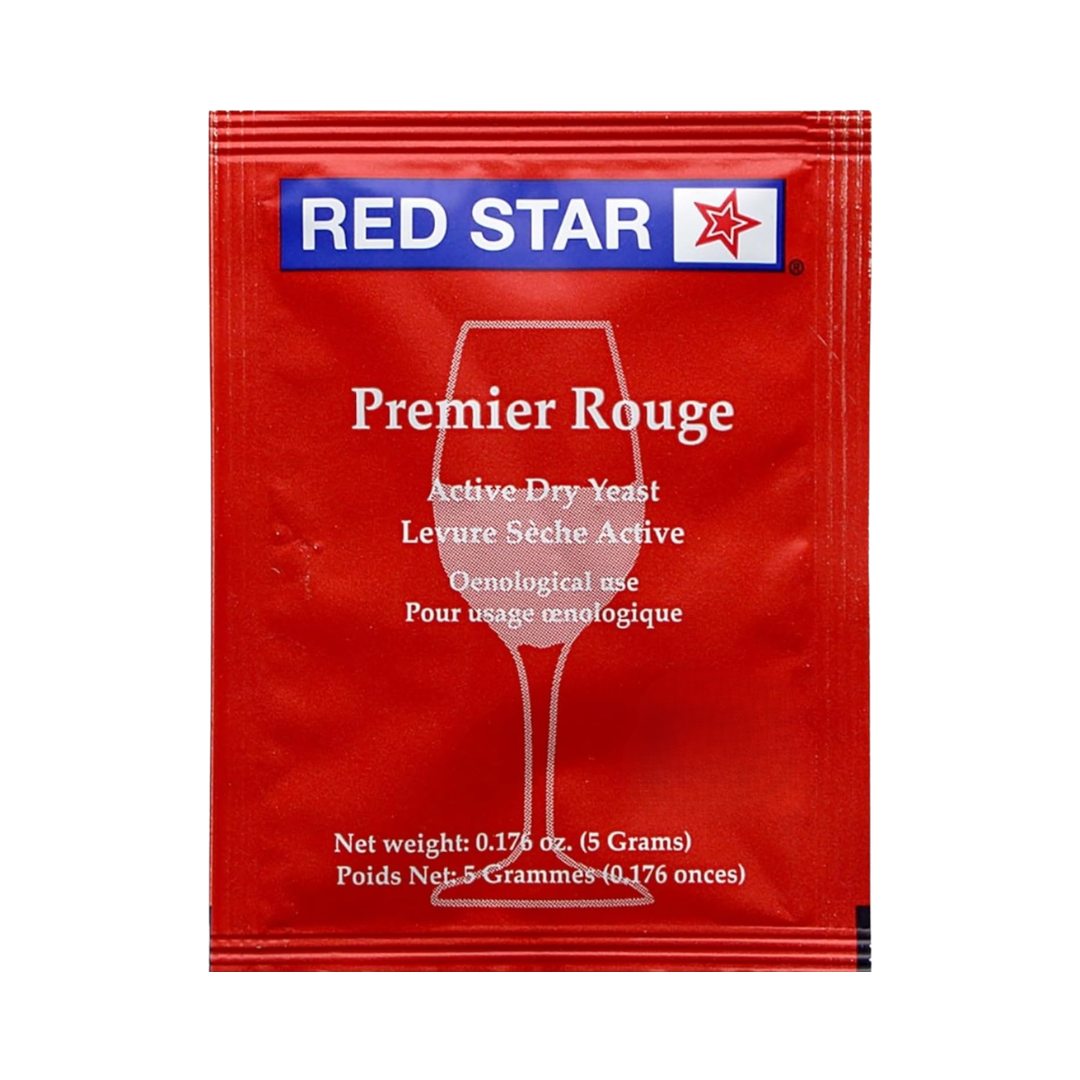 EXPIRY 06/2026 Red Star Premier Rouge Active Dry Yeast, 0.176 oz / 5 g