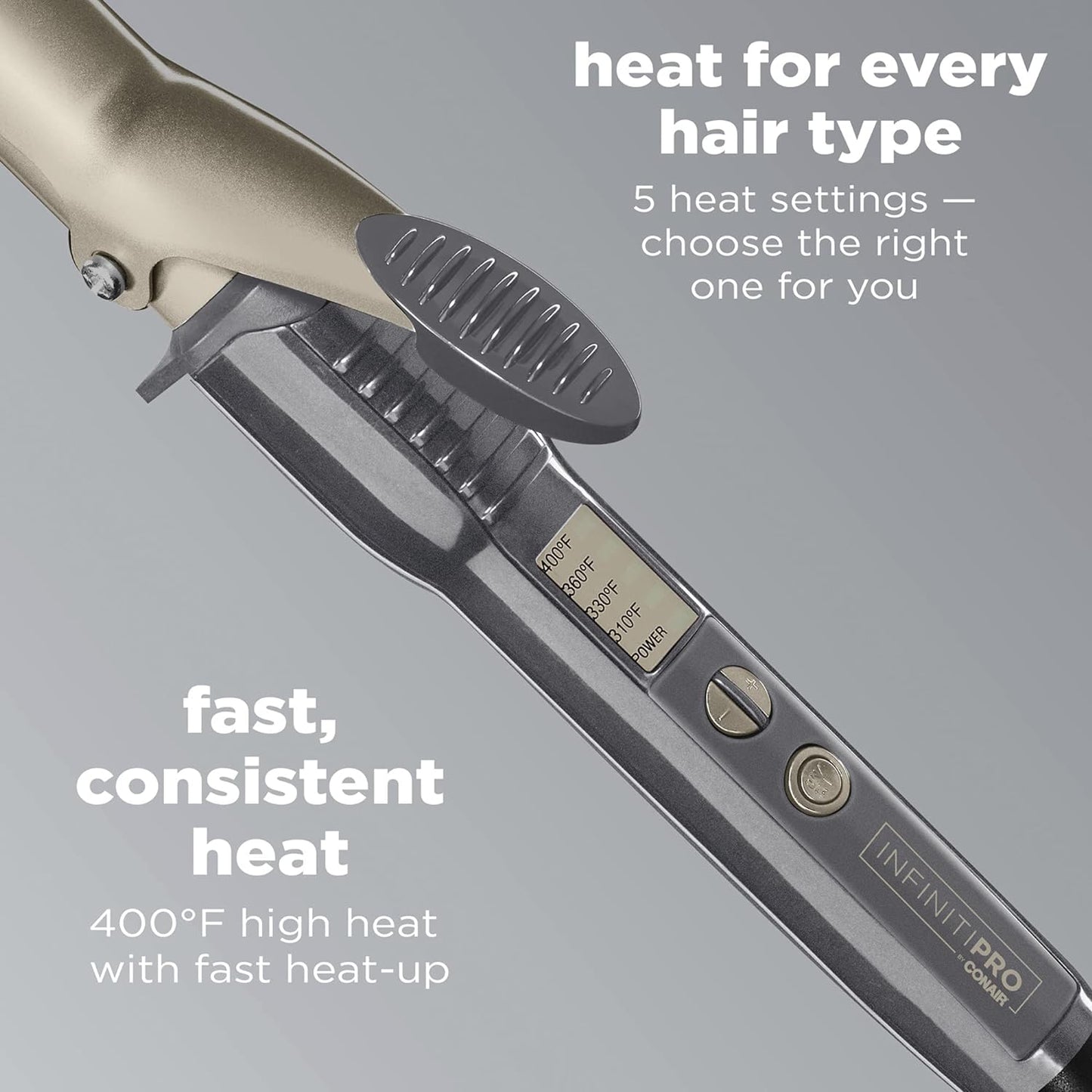 Conair Infiniti Pro 1 Inch Tourmaline Ceramic Curling Iron Classic Curls