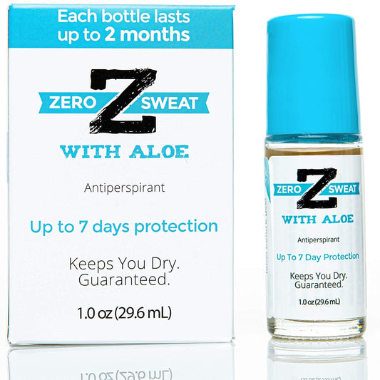 ZeroSweat Antiperspirant Deodorant with Aloe, 1.0 oz. / 29.6ml
