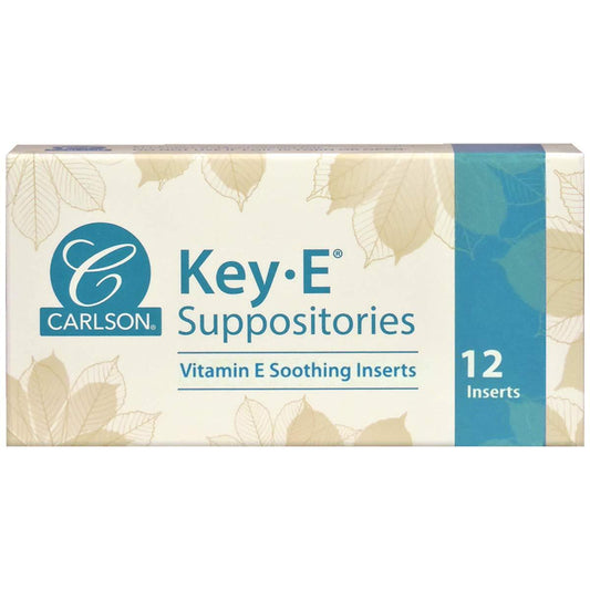 Carlson Vitamin E 30 IU Vaginal and Rectal Suppositories Box of 12