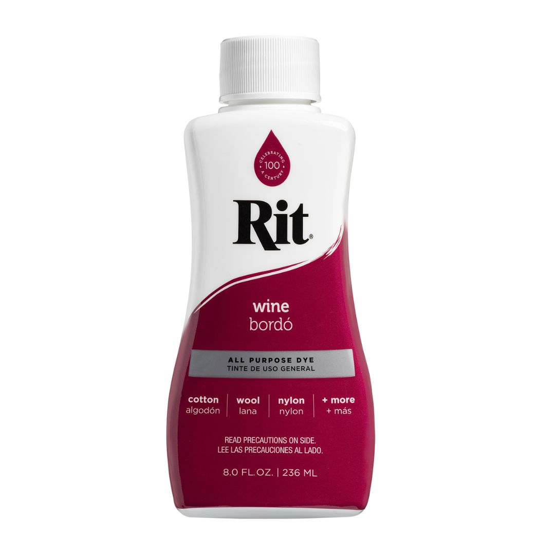 Rit Dye Liquid Fabric Dye, 8-Ounce, Wine
