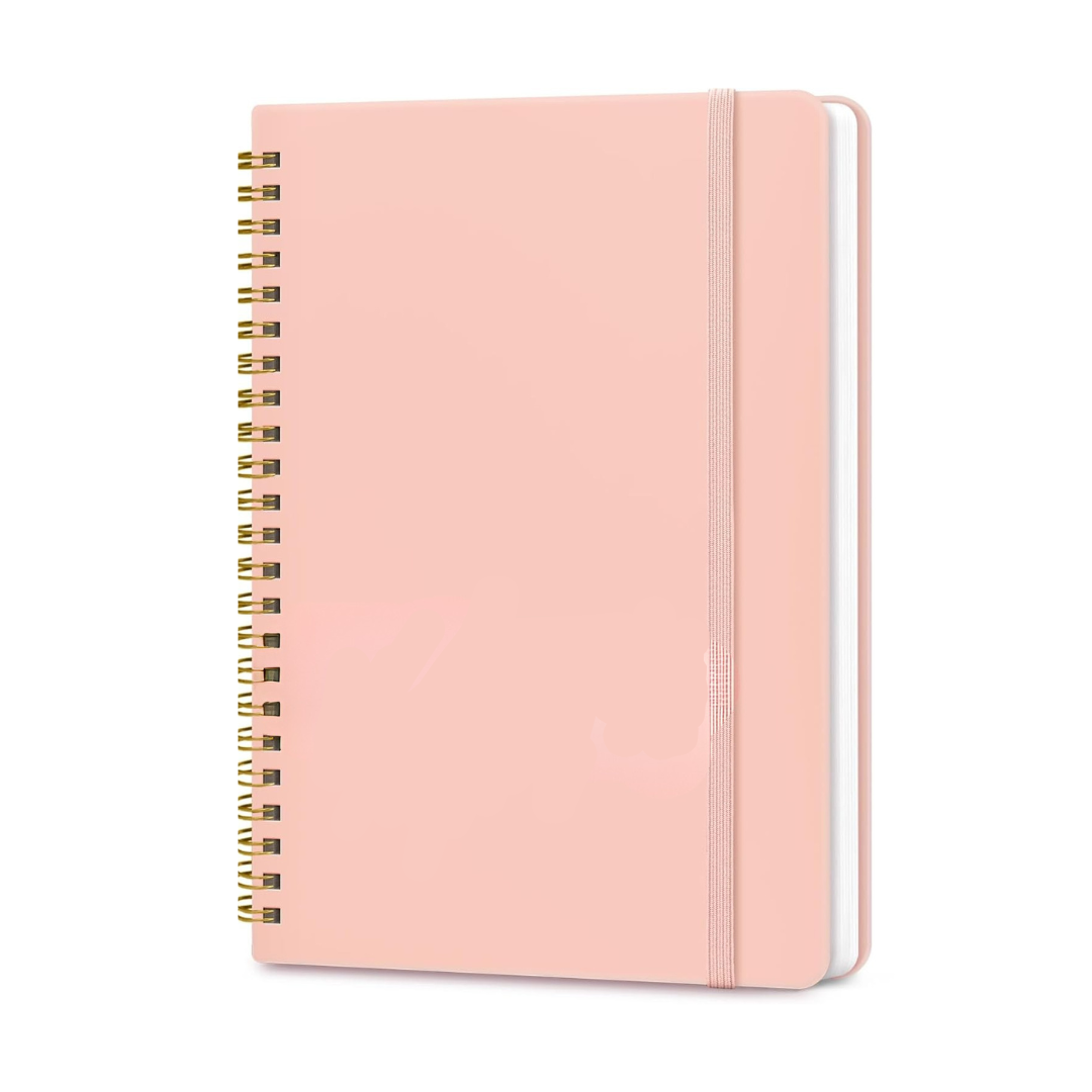 Taja Hardcover Lined Spiral Blank Notebook