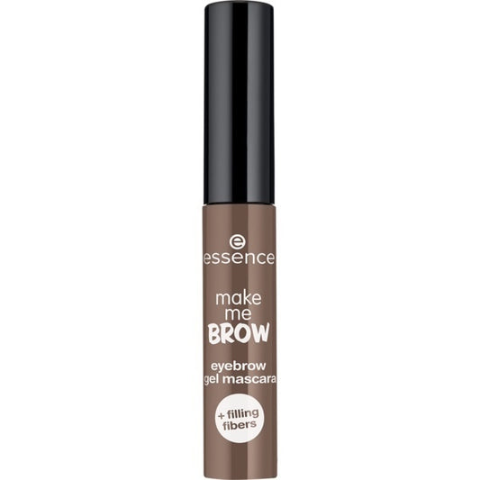 Essence Make Me Brow Eyebrow Gel Mascara + Filling Fibers (02 Browny Brows)