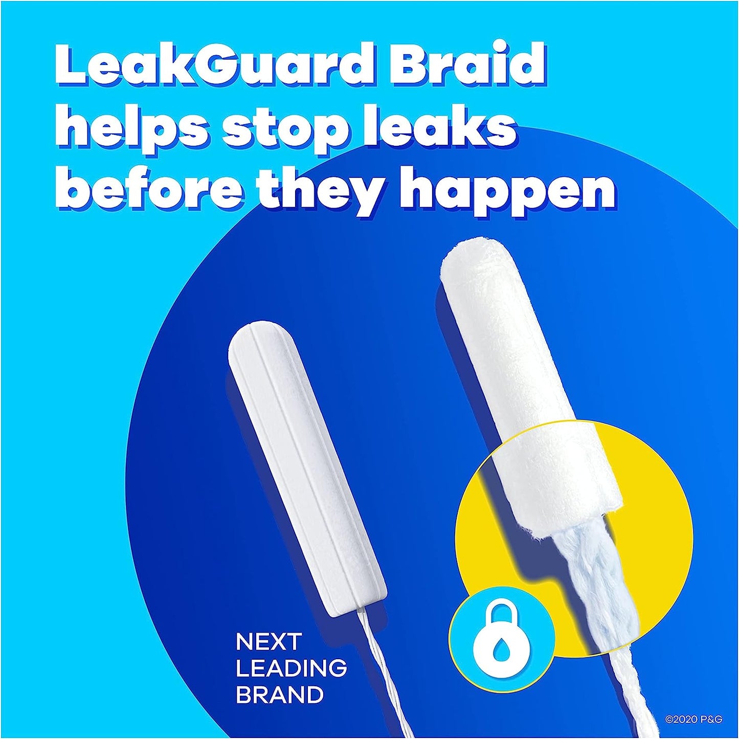 Tampax Pearl Leakguard Protection Tampons Jumbo Unscented All Day Comfort & Protection