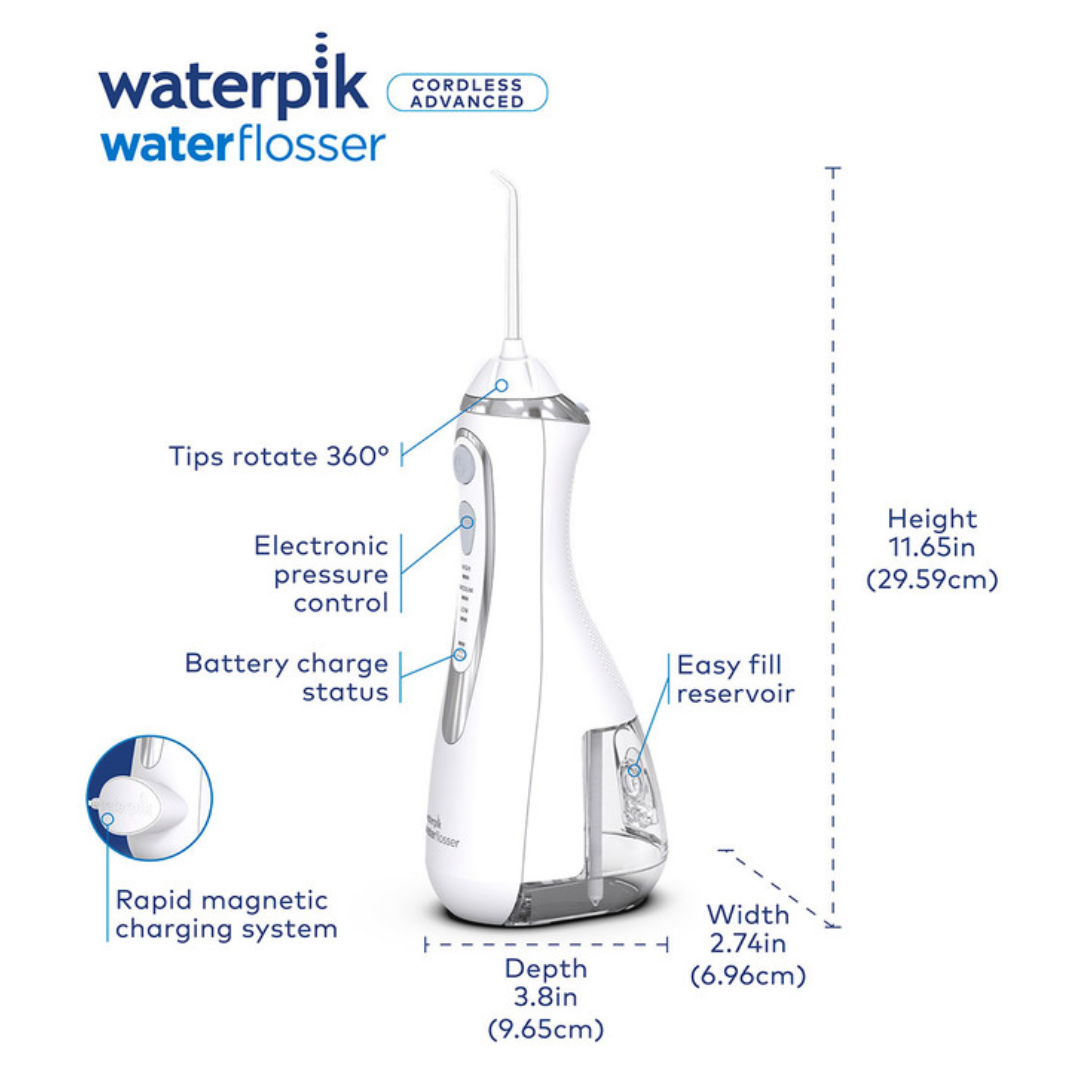 Waterpik Water Flosser Cordless Advanced 2.0 WP-580EU