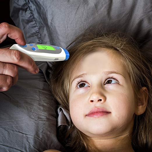 Equinox Digital Thermometer Non Contact Infrared Forehead - 3-Modes Body/Surface/Room Temperature Reading Device