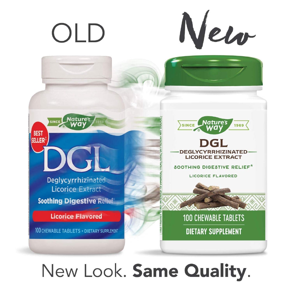Nature's Way DGL DeglycyrrhizinatedLicoriceExtract100Tablets