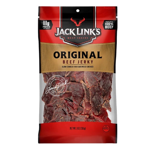 Jack Link’s Original Beef Jerky, Made with 100% Beef, 9 oz, / 255g