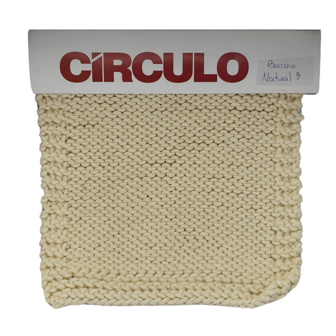 Circulo Barroco Natural Code Knitting Pattern Sample