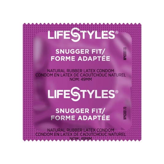 Lifestyles Snugger Fit Natural Rubber Latex Condom 1 Count