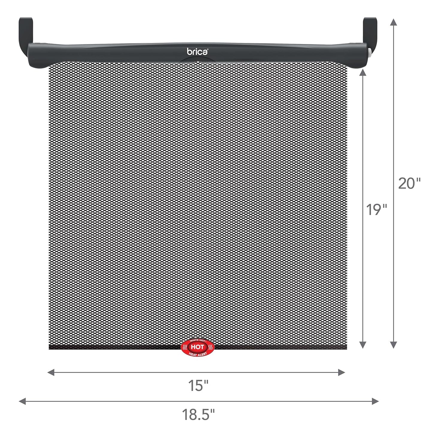 Brica Sun Safety Roller Shades 2 Count