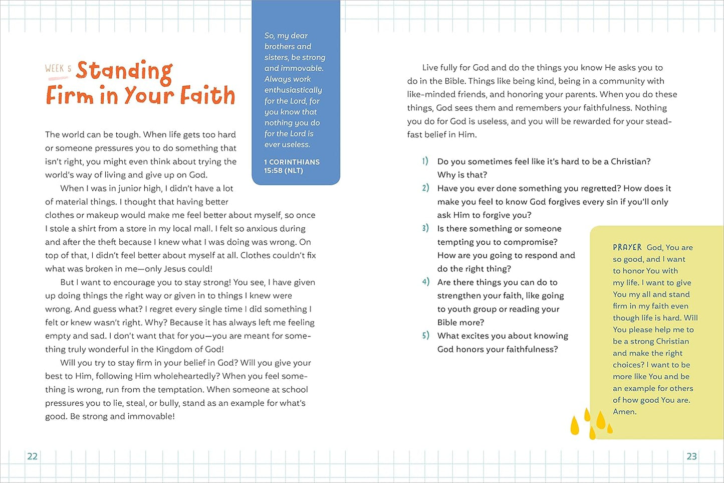 Preteen Devotional for Girls 52 Weeks of Encouraging Devotions and Scripture for Tweens - Brittany Rust
