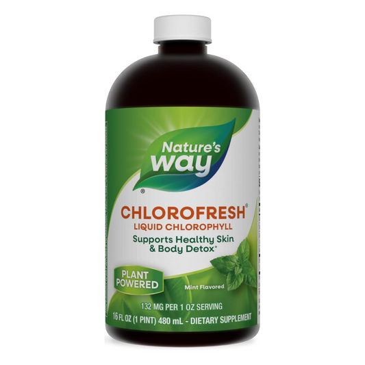 Nature's Way Chlorofresh Liquid Chlorophyll Mint Flavored 16 fl oz / 480ml