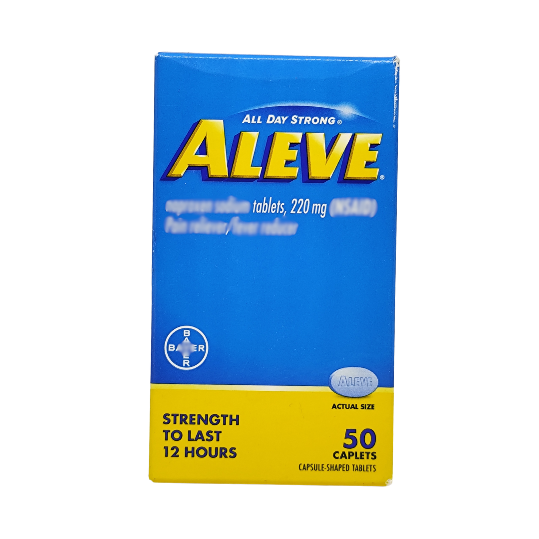 Aleve All Day Strong 220mg Reliever, 50 Caplets