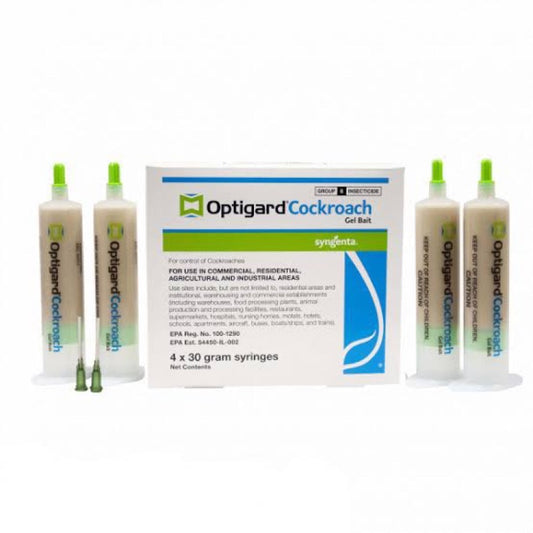 Syngenta Optigard Cockroach Gel Bait, Pack of 4 Syringes 30g each