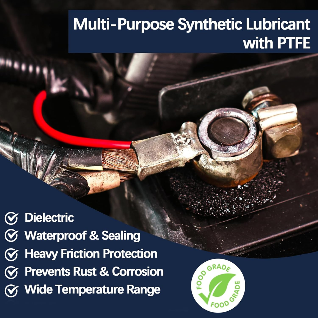 BTAS Multi-Function Silicone Grease with PTFE, 1 oz / 30 g
