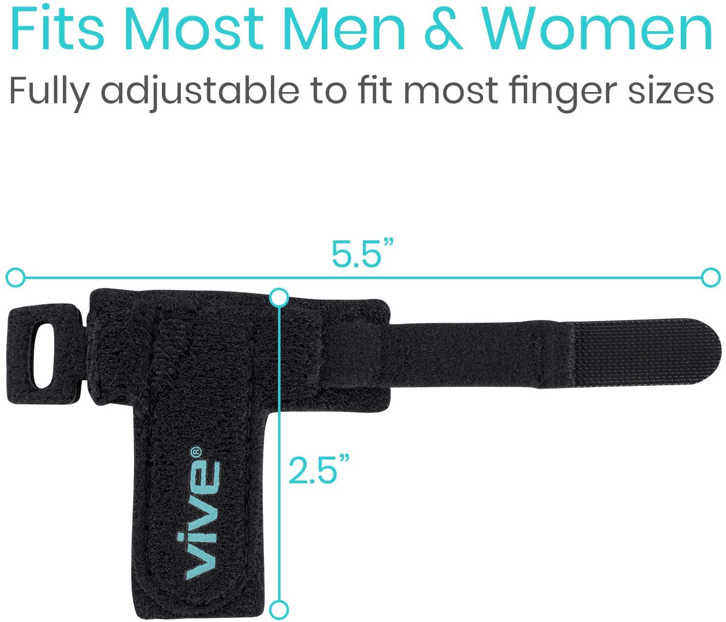 Vive Finger Support Splint for Trigger Finger and Joint Stability – One Size (SUP1052)
