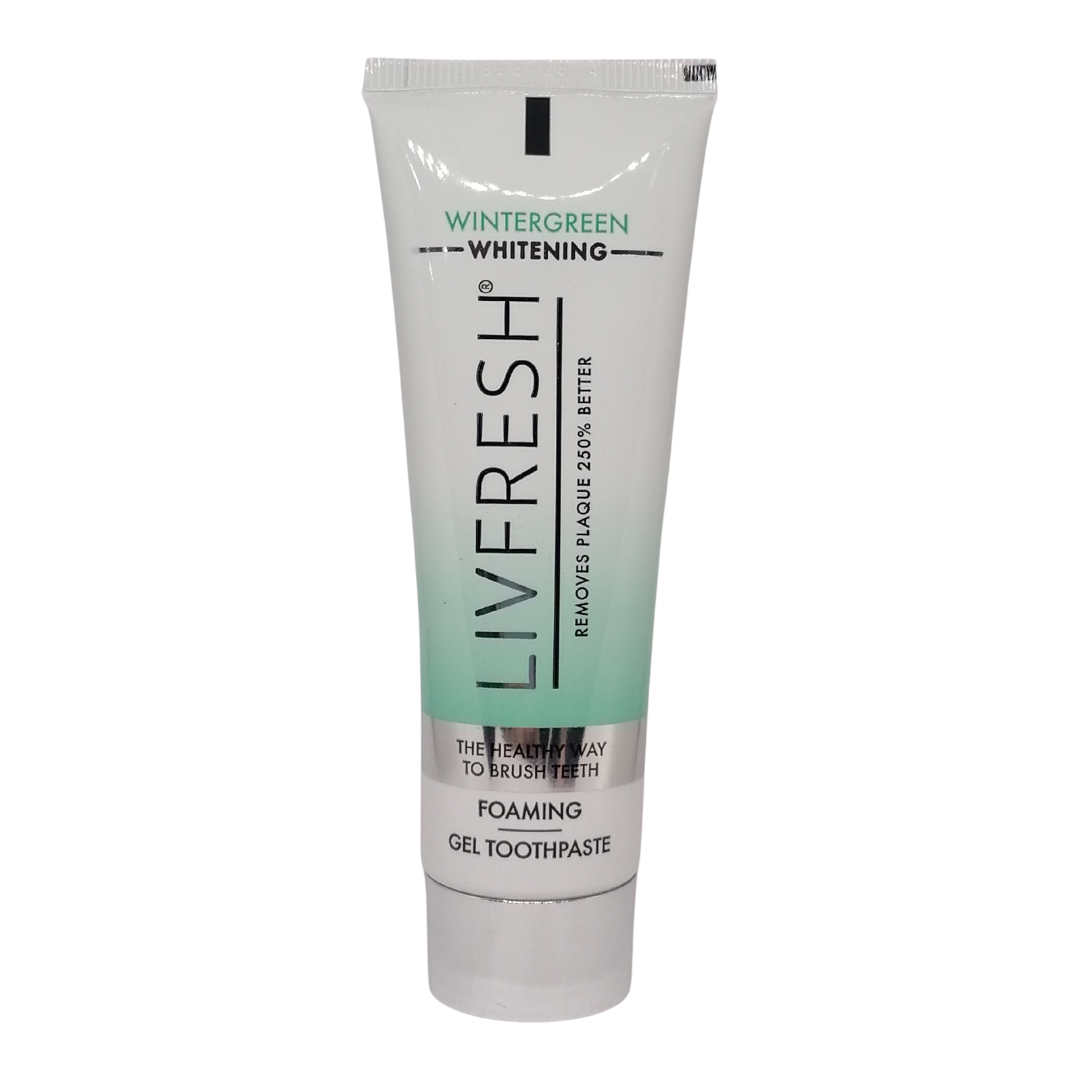 Livfresh Wintergreen Whitening Foaming Gel Toothpaste, 50 g