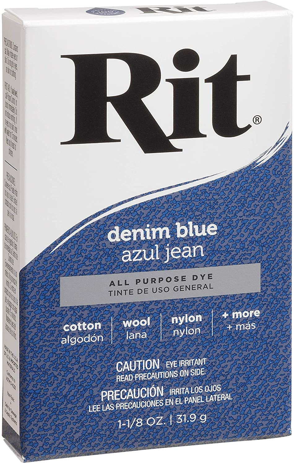 Rit All-Purpose Powder Dye, Denim Blue 31.9 g