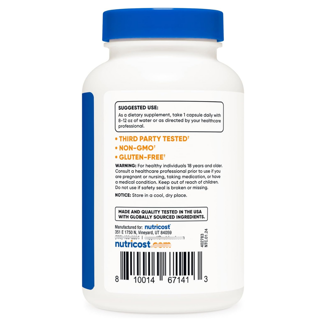 Nutricost Marshmallow Root 5000mg Supplement 120 Capsules