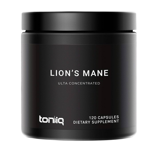 Toniiq Lion's Mane Ultra Concentrated Supplement 120 Capsules