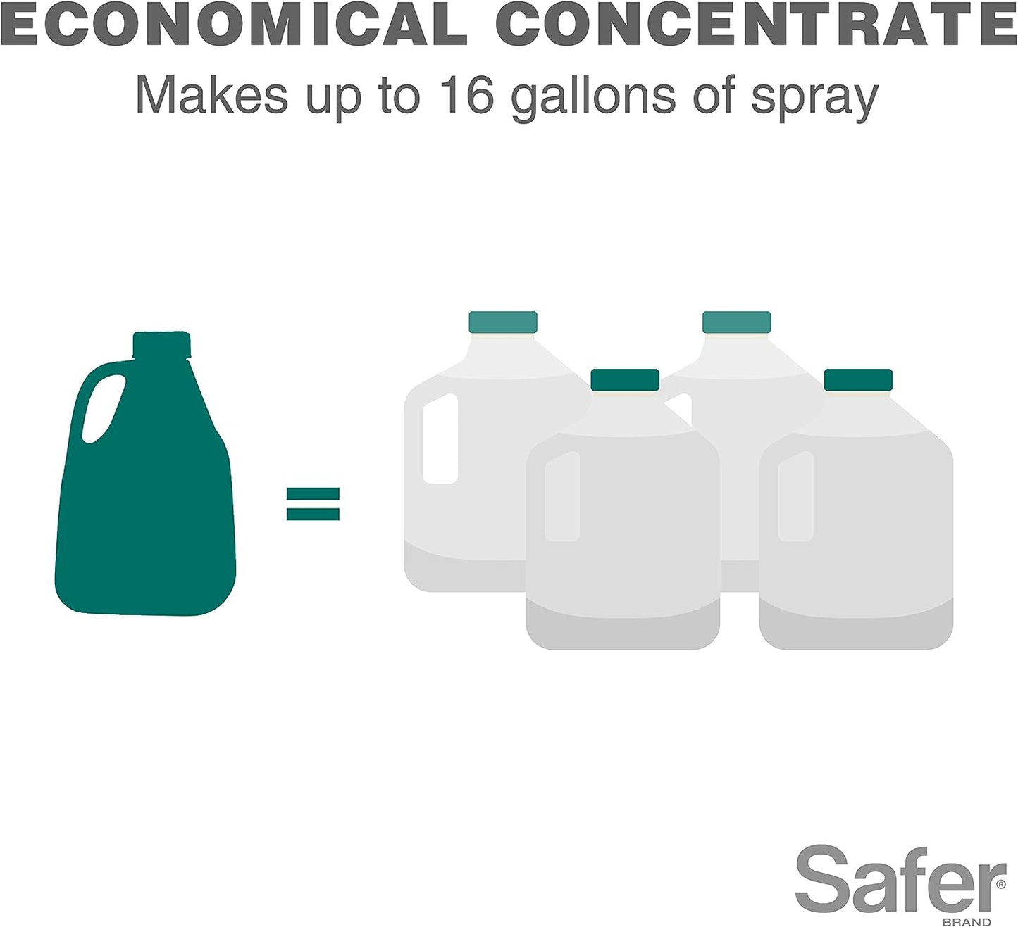 Safer Brand Neem Oil Concentrate Fungicide, Miticide, Insecticide For Organic Gardening - 16 fl oz / 473ml