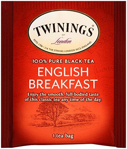 Twinings of London English Breakfast Tea 100% Pure Black Tea (Pack of 10)