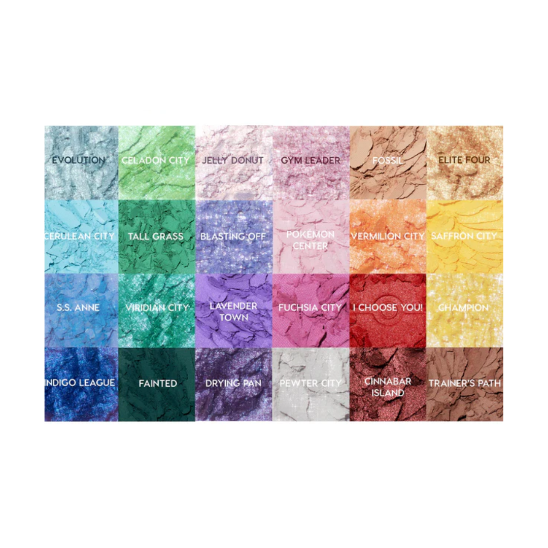 Colourpop Pokemon Pallet Town Rainbow Eyeshadow Palette, 26.5 g / 0.95 oz