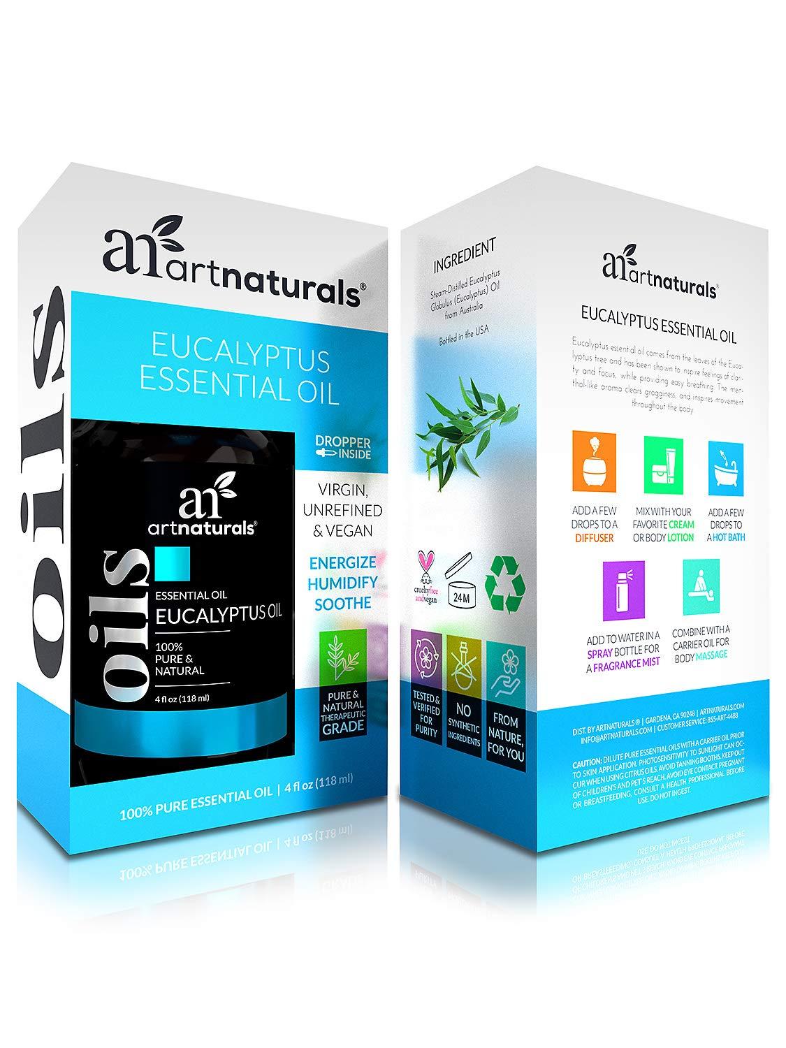 ArtNaturals Eucalyptus Essential Oil with Dropper 4 fl.oz