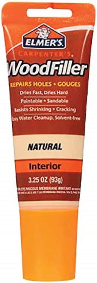 Elmer's Carpenter's Wood Filler Repair Holes + Gouges Natural Interior 3.25 oz