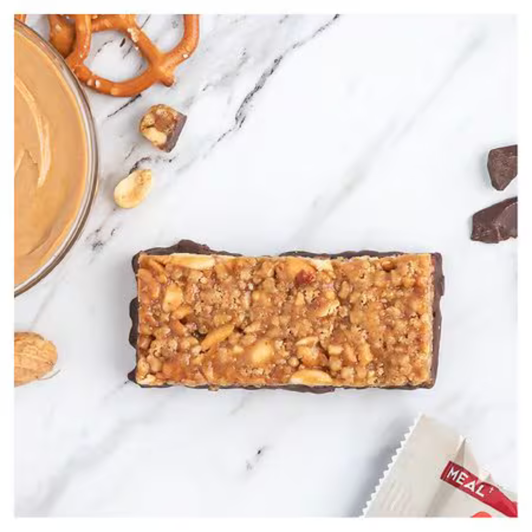 Atkins Chocolate Peanut Butter Pretzel Bar Naturally Flavored 1.69 oz / 48g